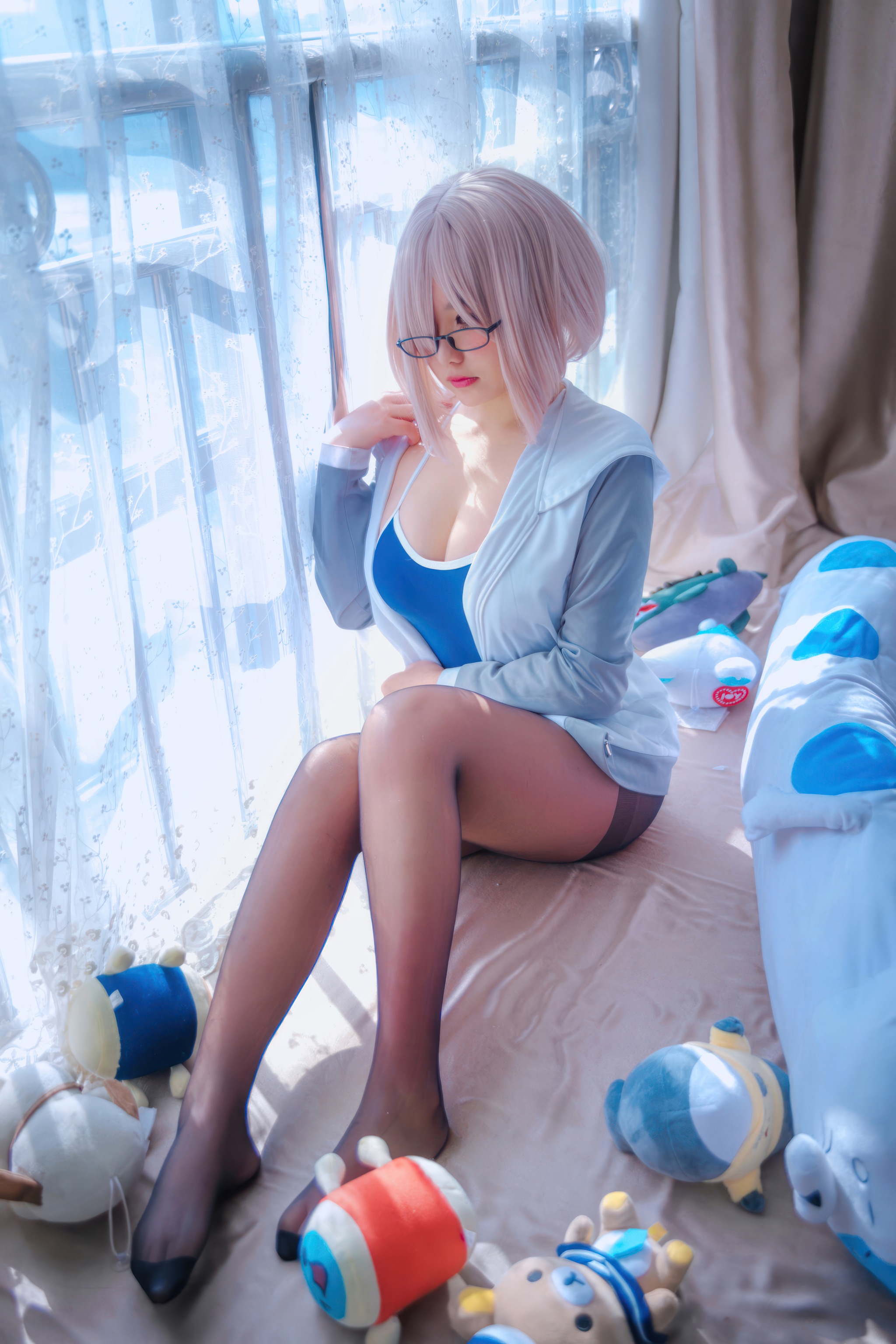 图片[1]-阿半今天很开心 – NO.044 玛修同人体操服[20P]-XikXak